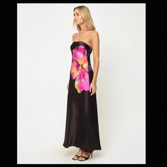 L Space - Spring In Love Dress - After Midnight Hibiscus - Picture 4 of 6